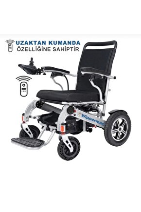OTOMATİK FREN SİSTEMLİ PORTATİF KATLANABİLİR LÜX AKÜLÜ TEKERLEKLİ SANDALYE