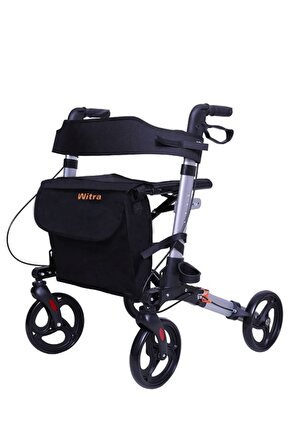 Alüminyum Katlanabilir Lüks Rollator Walker Yürüteç