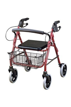 Ithal Aluminyum Rolatör Tekerlekli Rollator Yürüteç Hasta Yaşlı Yürüteci Yetkili Bayiden