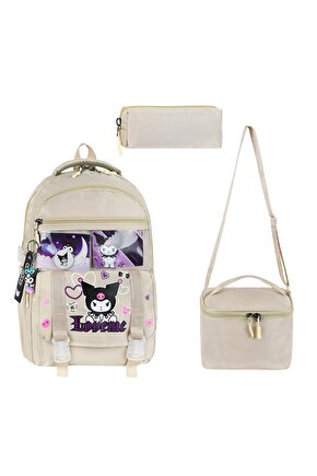 Master Pack İlkokul Çantası 3 lü Set Kuromi