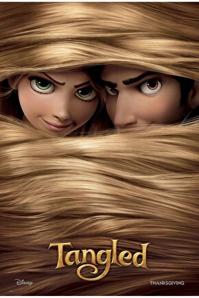 Tangled (2010) 0002 AFİŞ - POSTER ( FOLYO ) - AFİŞ - POSTER-6346