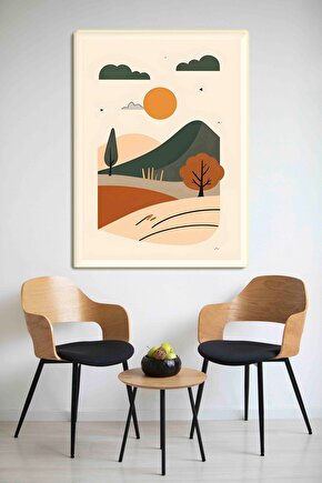 Matisse - Sanat - Soyut - Doğa - Yaşam ( Tekli Çerçevesiz ) Poster - Afiş - Tablo MKKM1335