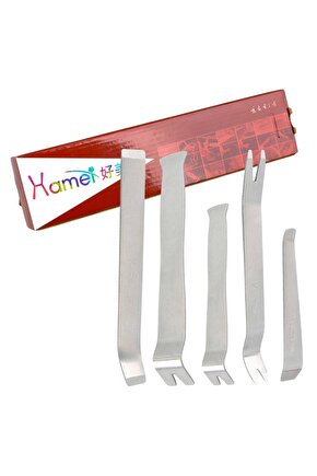 Araç Içi Ses Sistemi Sökme - Lastik Sökme - Kapı Düzeltme Çıkarma Seti Çelik Metal (4767)