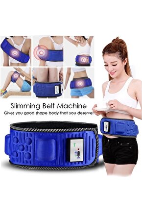 Super Slim 5 Motorlu Titreşimli Masaj Kemeri Göbek Eritme Aleti