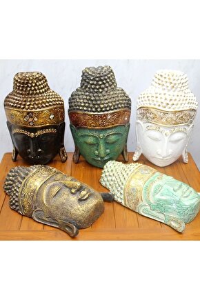 Ahşap Buda Maske 40 Cm Galıleo-23
