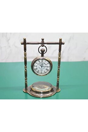 Pirinç Masa Üstü Saat 16194