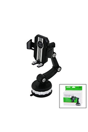Oto- Araç Telefon- Bardak Tutucu Vantuzakrobat- 3 Eklemli Ayar - 360° (4597)