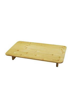 DİKDÖRTGENMİNİ SOFRA MODEL=30X50CM - Y:8CMAYAKLI BAMBU AHŞAP KESİM PANOSU (4767)