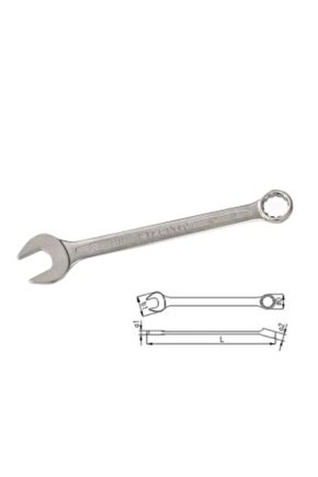 İzeltaş 0320020027 27mm Kombine Anahtar Kısa Boy
