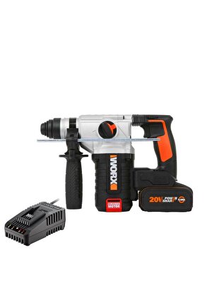 Wx380.9c 20volt 2.0ah. 2.2j Li-ion Tek Akülü Şarjlı Profesyonel Sds-plus Pnömatik Kırıcıdelici