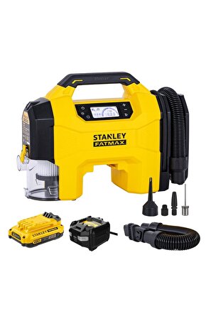 Sxvı02001a 12v18v 2ah Li-ion Şarjlı 160 Psı Dijital Göstergeli Lastik&yatak Şişirme Pompası