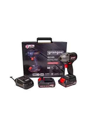 Gcı20-t2 20v 2 Ah Çift Akülü Darbeli Vidalama