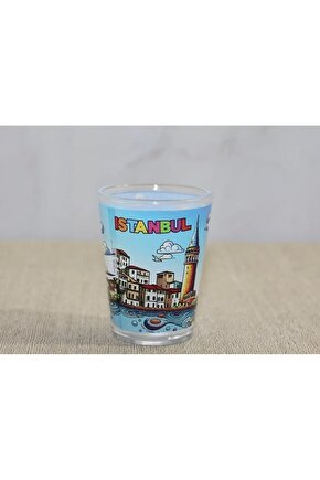 İstanbul Temalı Cam Shot Bardak Alk4358