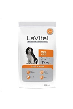 Lavital Kuzu Etli Küçük Irk Yetişkin Köpek Maması 1.5 Kg