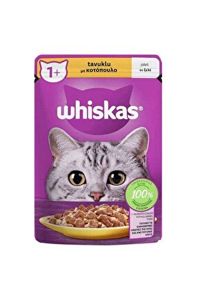 Pouch Jöle Içerisinde Tavuklu Yetişkin Konserve Kedi Maması 85 gr