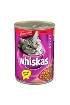 Biftekli Yetişkin Konserve Kedi Maması 400 gr