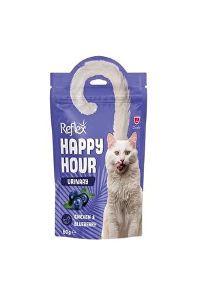 Happy Hour Tavuk Etli Ve Yaban Mersinli Üriner Sistem Destekleyici Kedi Ödülü 60 gr