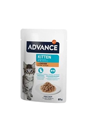 Tavuklu Pouch Konserve Yavru Kedi Maması 85 gr