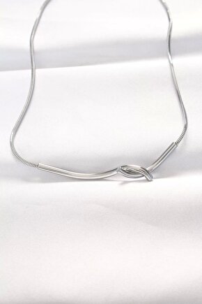 316L Çelik Silver Renk Kolye