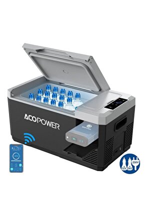 V18 1224220volt 18litre Kompresörlü Outdoor Oto Buzdolabı (AKÜ DAHİL DEĞİLDİR)