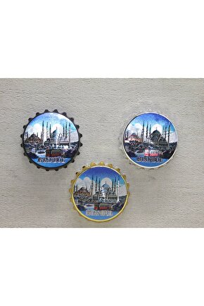 İstanbul Temalı Metal Magnet Alk4339
