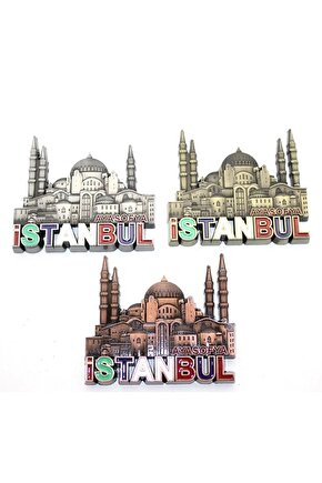 İstanbul Temalı Metal Magnet Alk3342