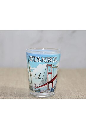 İstanbul Temalı Cam Shot Bardak Alk4357