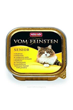 Vom Feinsten Senior Kümes Hayvanlı Yaşlı Konserve Kedi Maması 100 gr