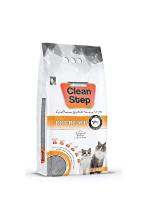 Clean Step Aktif Karbonlu Kokusuz İnce Taneli Topaklanan Bentonit Kedi Kumu 5 Lt