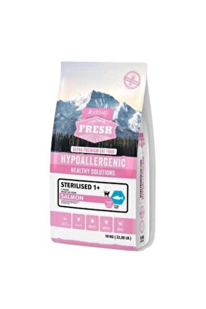 Fresh Somonlu Kısırlaştırılmış Yetişkin Kedi Maması 10 Kg