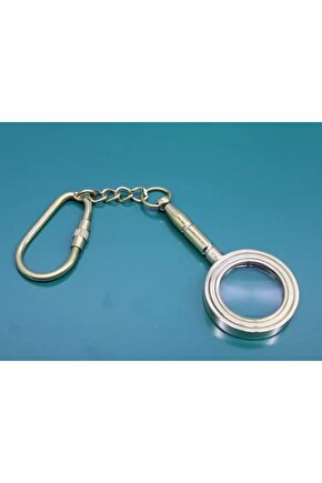 Pirinç Büyüteç Anahtarlık 2589