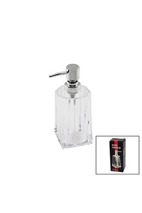 280ML - UZUN   ŞEFFAF - MİKA KRİSTAL  SIVI SABUNLUK (4767)