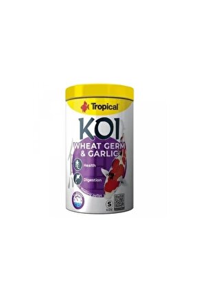 Koi Wheat Germ Garlic S Koi Ve Japon Balıkları Için Pellet Balık Yemi 1000 ml 320 gr