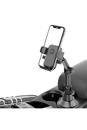 Teleskopik Araç Bardak Yerine Giren Telefon Tutucu (4767)