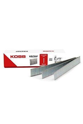 Kobb Kbz50f 50mm 2500 Adet Fej8 Serisi Ağır Hizmet Tipi Kesik Başlı Çivi