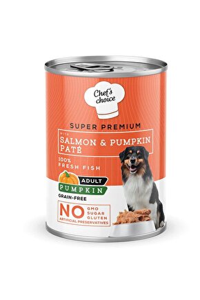 Kıyılmış Somon Balıklı Ve Balkabaklı Yetişkin Köpek Konservesi 400 gr