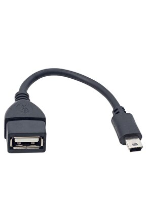 USB MİNİ 5P OTG DATA KABLOSU 15 CM (4390)