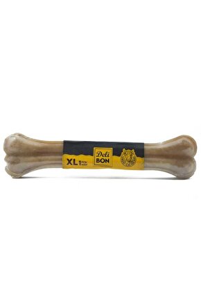 Deri Pres Vakumlu Kemik Köpek Ödülü Naturel 27 Cm 1 Adet - Petshopundan