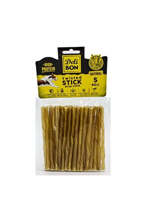Deri Burgu Çubuk Natural S Boy 40lı Paket