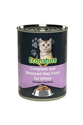 Kitten Tavuklu Yavru Konserve Kedi Maması 400 gr