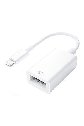 Ipad Iphone Lıghtnıng Otg Adaptör (FLASH BELLEK MOUSE KLAVYE BAĞLAMAK IÇİN) (4767)