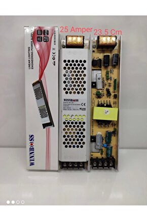 12V-25A-300W-IP20 ULTRA SLİM TRAFO (4767)