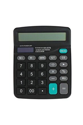 Standart Fonksiyonlu 12 Haneli Geniş LCD EkranPill Masaüstü Hesap Makinesi (4767)