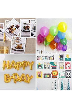 Sticker Damla Model Çift Taraflı Yapışkan Balon Yapıştırıcısı (4767)