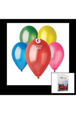 Gm-110-82 Metalik - Karışık Balon 11&apos;&apos; - 28cm - 100 Parça (4767)