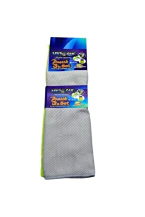 3lü - Pratik Set Mikrofiber Bez 30x35cm. (4767)