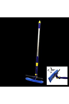 2ın1 Döner Başlı Camsil Uzayabilen Saplı 88-136cm (4767)
