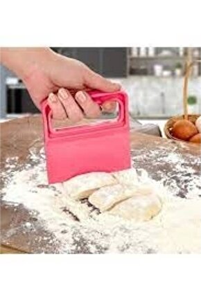 SAPLI HAMUR KESİCİ - KAZIYICI PLASTİK SPATULA (4767)
