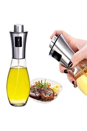 Çok Amaçlı Spreyli Sızdırmaz Cam Şişe Yağdanlık Limon Sirke Sos Püskürtücü Dağıtıcı Sprey (4767)