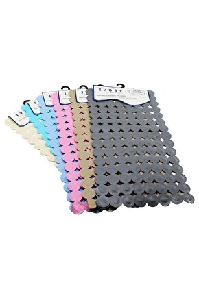 DÜZ - MAT RENKLİ - 120 VAKUMLU  KAYDIRMAZ BANYO KÜVET PASPASI  35X67CM (4767)